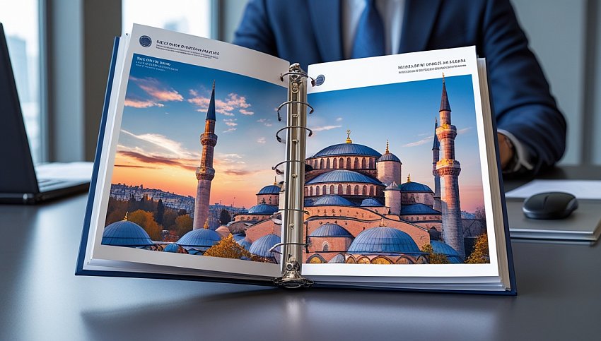 🛡️ 12 Sayfa Sert Kapaklı Dosya Klasör