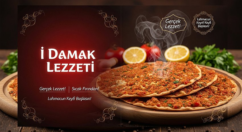 🍕 Lahmacun Broşür Baskı